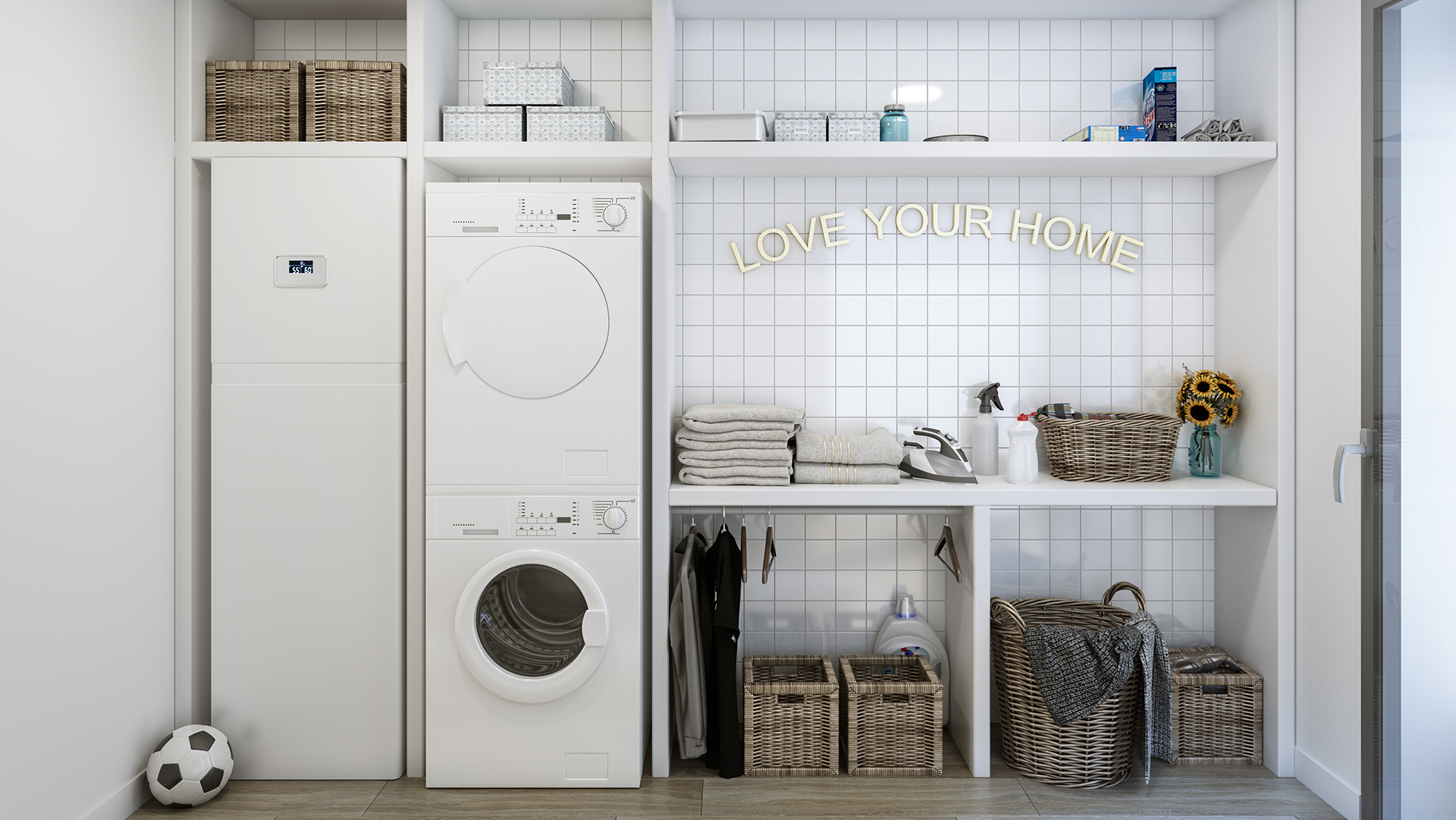 Lavandería: La mejor forma de mantener el orden en casa